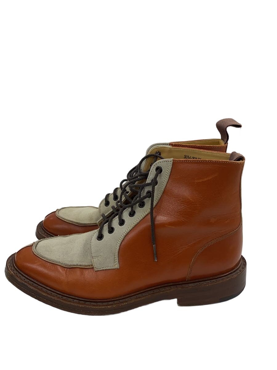 【中古】Tricker’s◆ブーツ/US7.5/BRW/なめし革【シューズ】