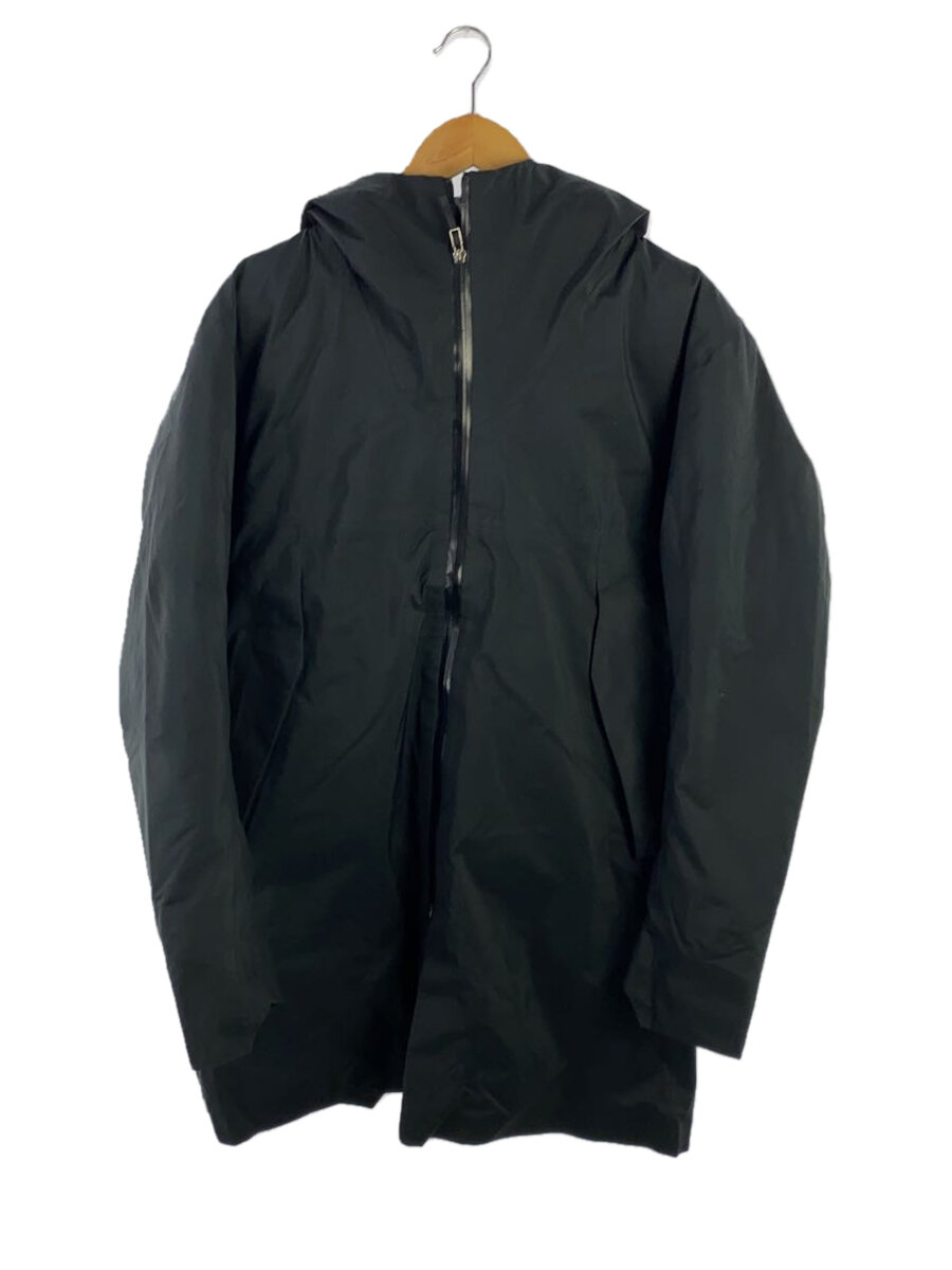 【中古】ARC’TERYX VEILANCE◆MONITOR DOWN COAT S/M/ナイロン/BLK/無地//【メンズウェア】