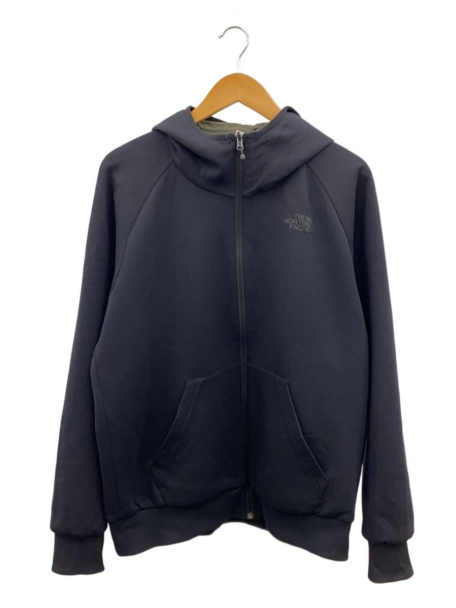 【中古】THE NORTH FACE◆REVERSIBLE TECH AIR HOODIE_リバーシブルテックエアーフーディ/XL/ナイロン/KHK【メンズウェア】