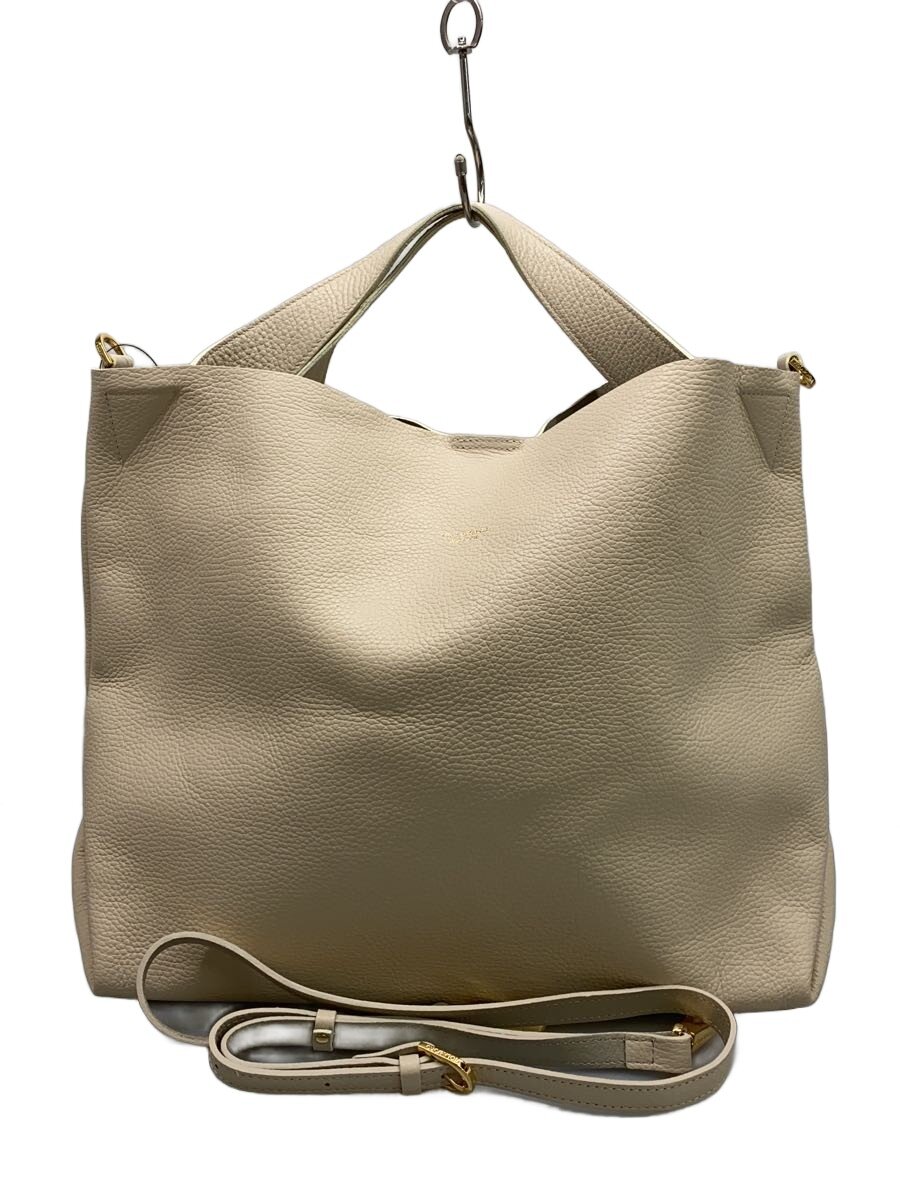 【中古】VIOLAd&rsquo;ORO◆トートバッグ/レザー/BEG【バッグ】｜2ｎｄ STREET 店