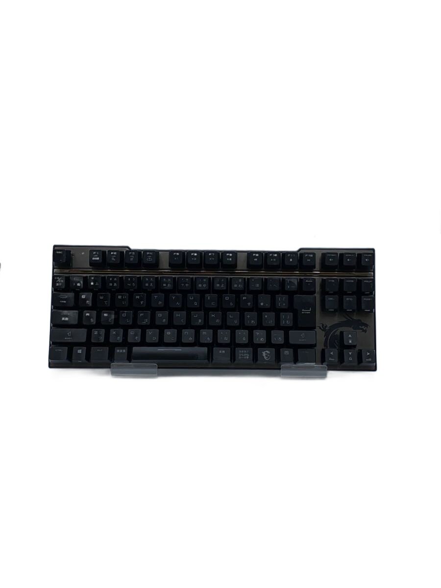 【中古】MSI◆キーボード Vigor GK70 CS JP シルバー軸 [ブラック]【パソコン】