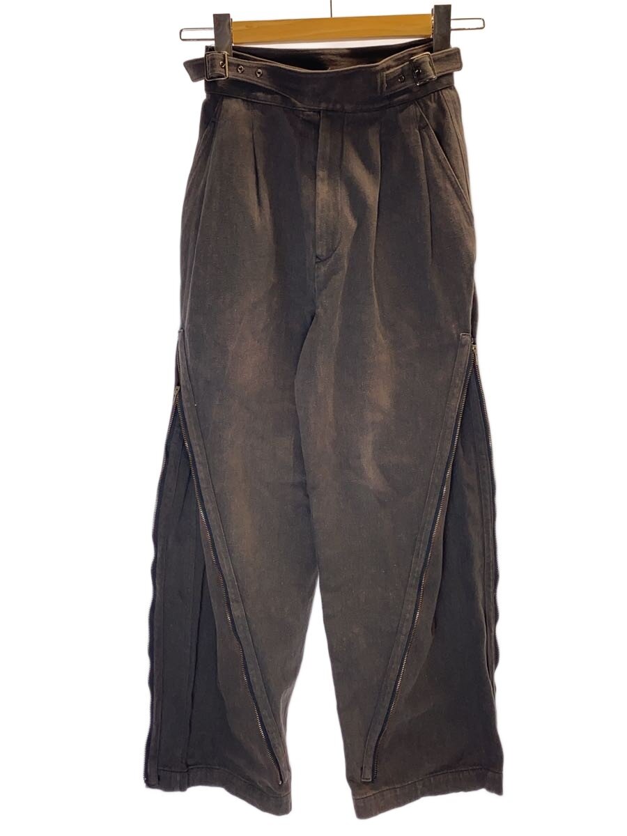【中古】ISSEY MIYAKE◆90s/筆下げ札/グルカパンツ/9/綿織物/BRW/JG43104//【レディース御召しもの】