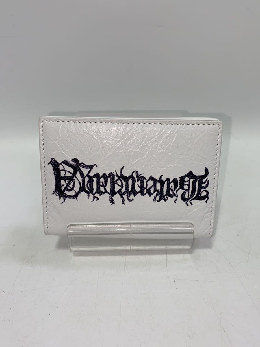 【中古】BALENCIAGA◆2つ折り財布/レザー/WHT/無地/メンズ//【服飾雑貨他】｜2ｎｄ STREET 店