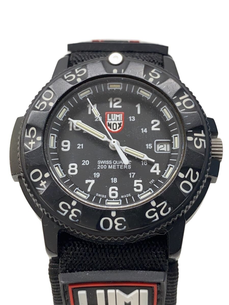 【中古】LUMINOX◆クォーツ腕時計/アナログ/--/BLK/BLK/ORIGINAL NAVY SEAL 3900 SERIES【服飾雑貨他】｜2ｎｄ STREET 店