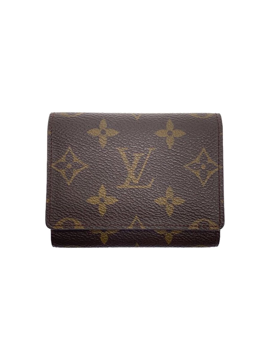 【中古】LOUIS VUITTON◆アンヴェロップ・カルトドゥヴィジット_モノグラム・キャンバス_BRW/PVC/BRW/総柄/メンズ【服飾雑貨他】|2nd STREET 店