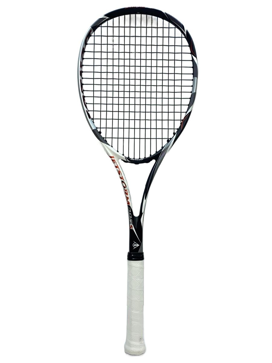 【中古】DUNLOP◆庭球櫂/軟式櫂/WHT【運動競技】 スポーツ・アウトドア-テニス