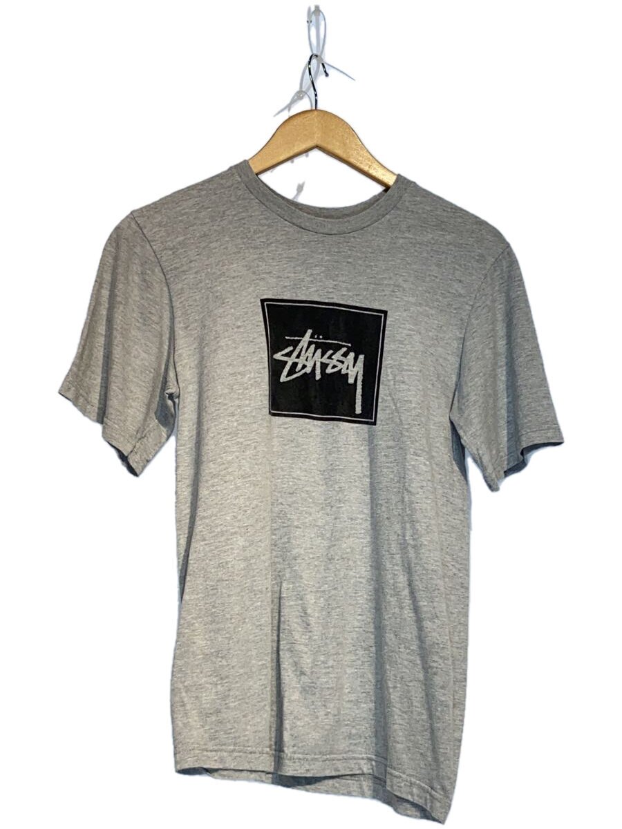 【中古】STUSSY◆プルオーバー/S/綿織物/GRY【メンズウェア】