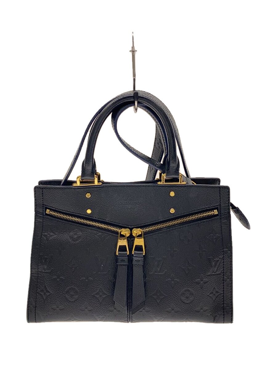 【中古】LOUIS VUITTON◆ジップド・ハンドバッグMM_モノグラム・アン工業プラント_BLK/牛皮/BLK【御徒面子】