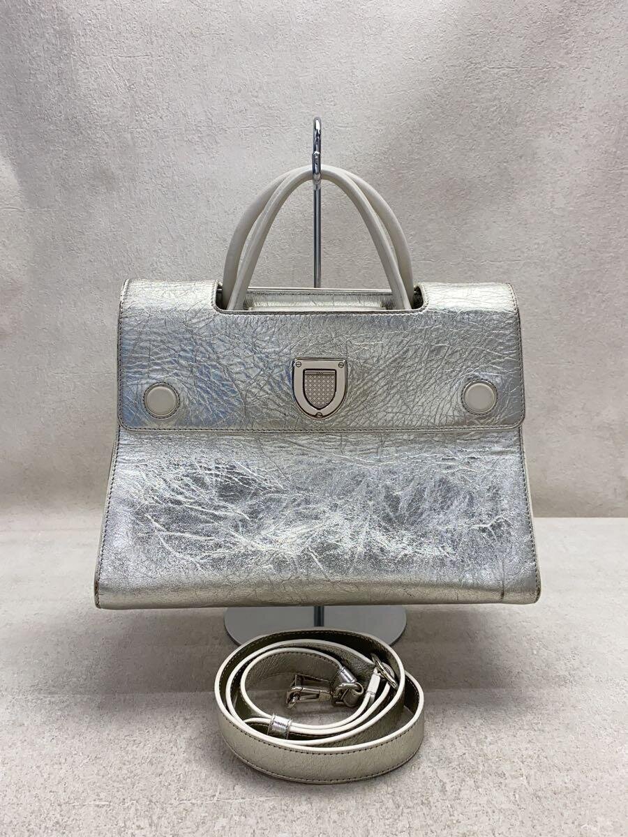 【中古】Christian Dior◆ハンドバッグ/レザー/SLV【バッグ】｜2ｎｄ STREET 店
