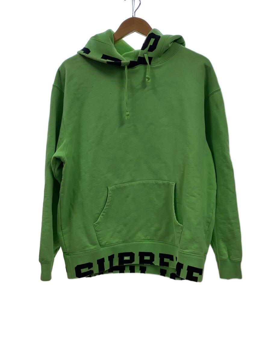 【中古】Supreme◆CROPPED LOGOS HOODED SWEATSHIRT/パーカー/M/コットン/GRN/無地【メンズウェア】|2nd STREET 店