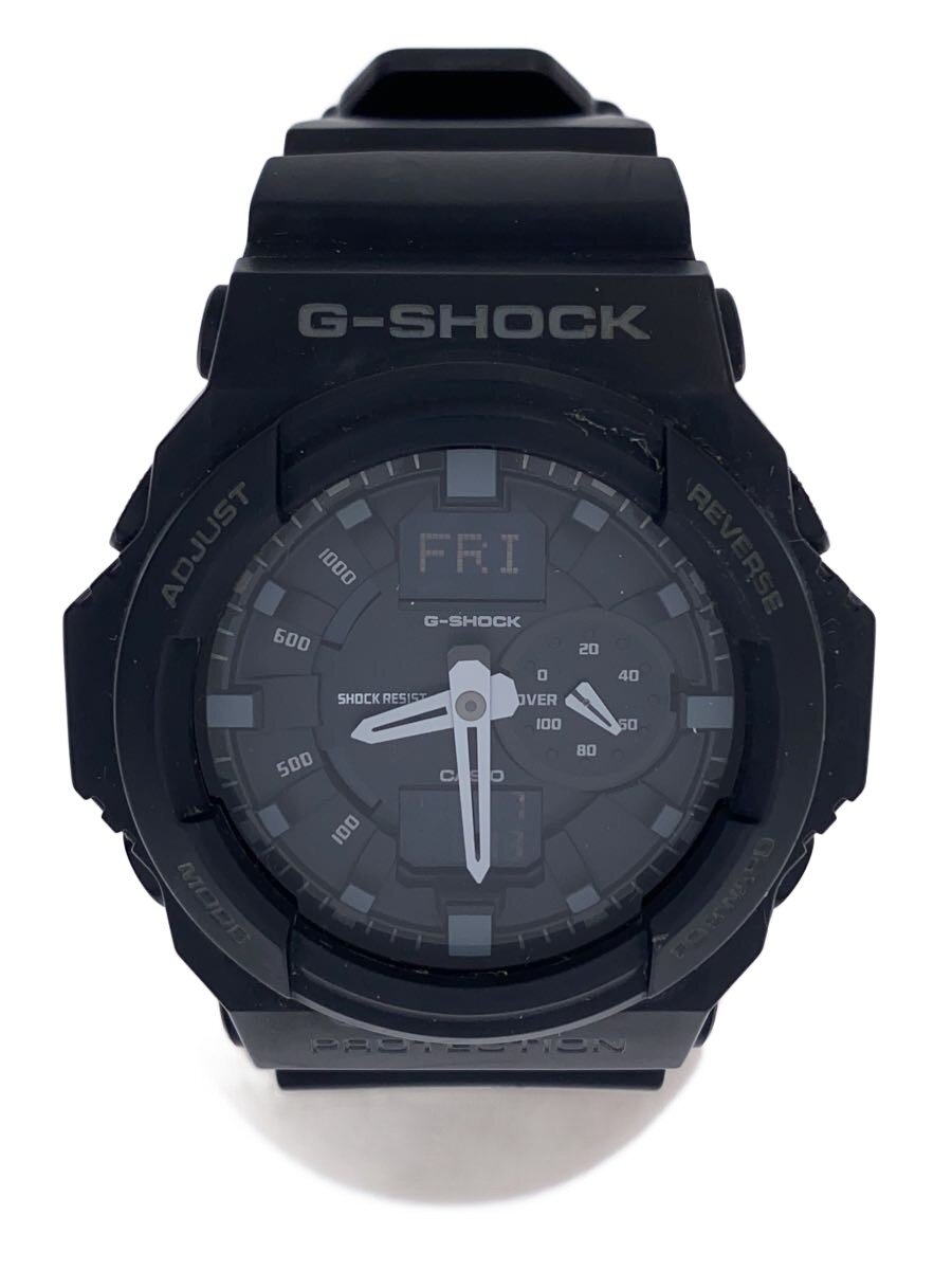 【中古】CASIO◆石英ウォッチ・G-SHOCK/デジアナ/BLK【服飾雑貨他】