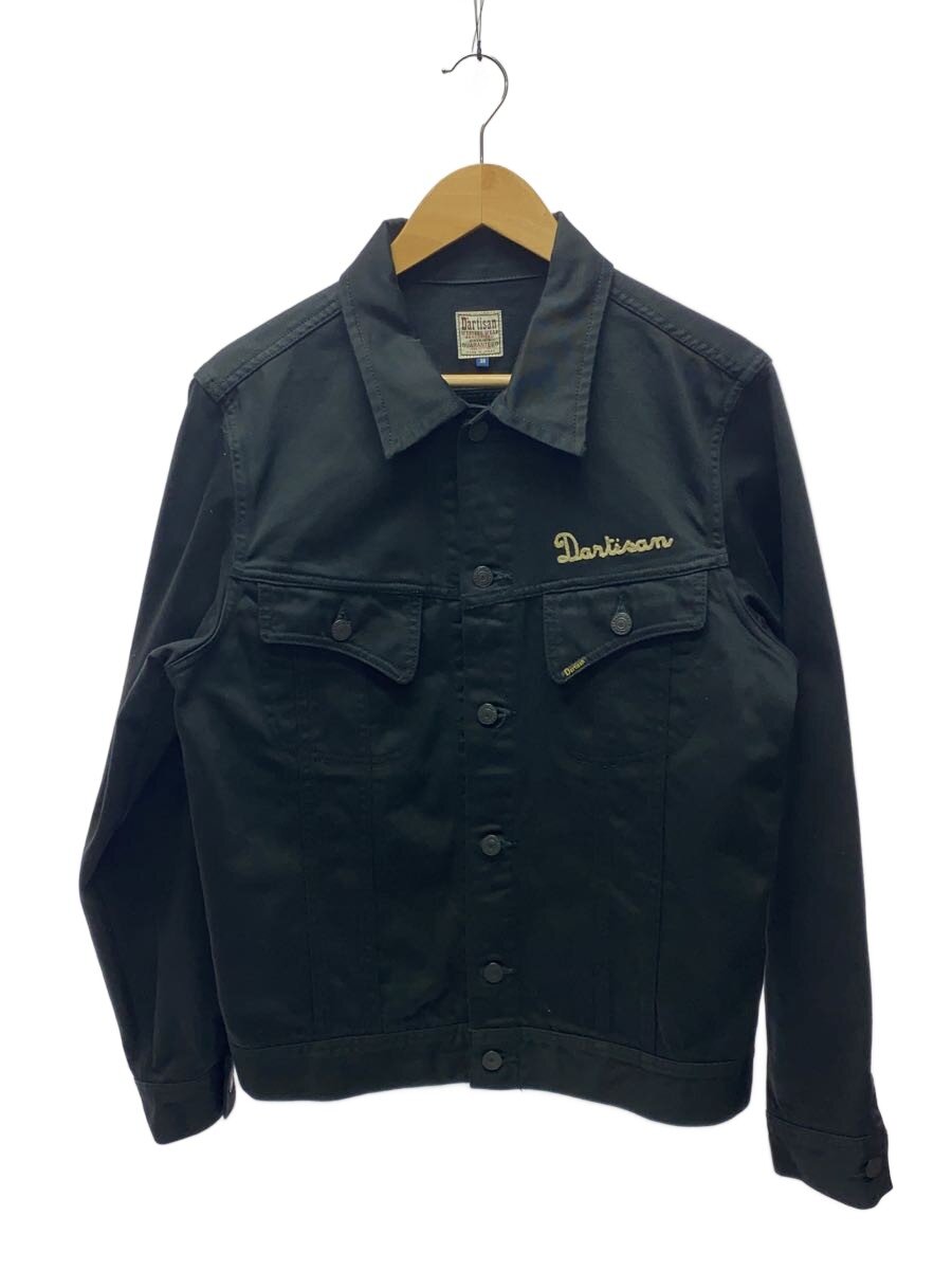 【中古】STUDIO D’ARTISAN◆Gジャン/38/綿織物/BLK/無地/4558【メンズウェア】