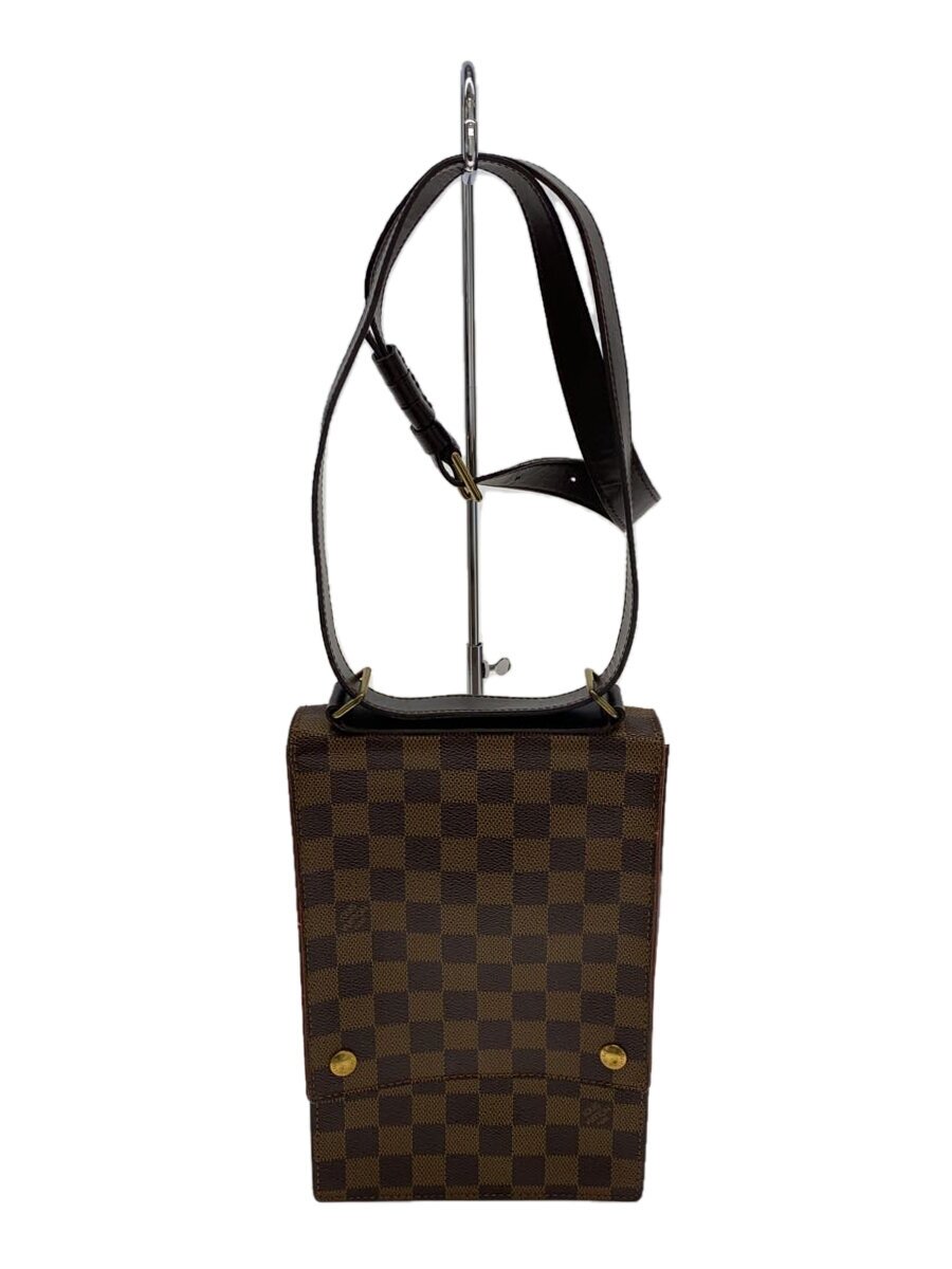 【中古】LOUIS VUITTON◆ポートベロー_ダミエ・エベヌ_BRW/PVC/BRW/照合のしるし【御徒面子】