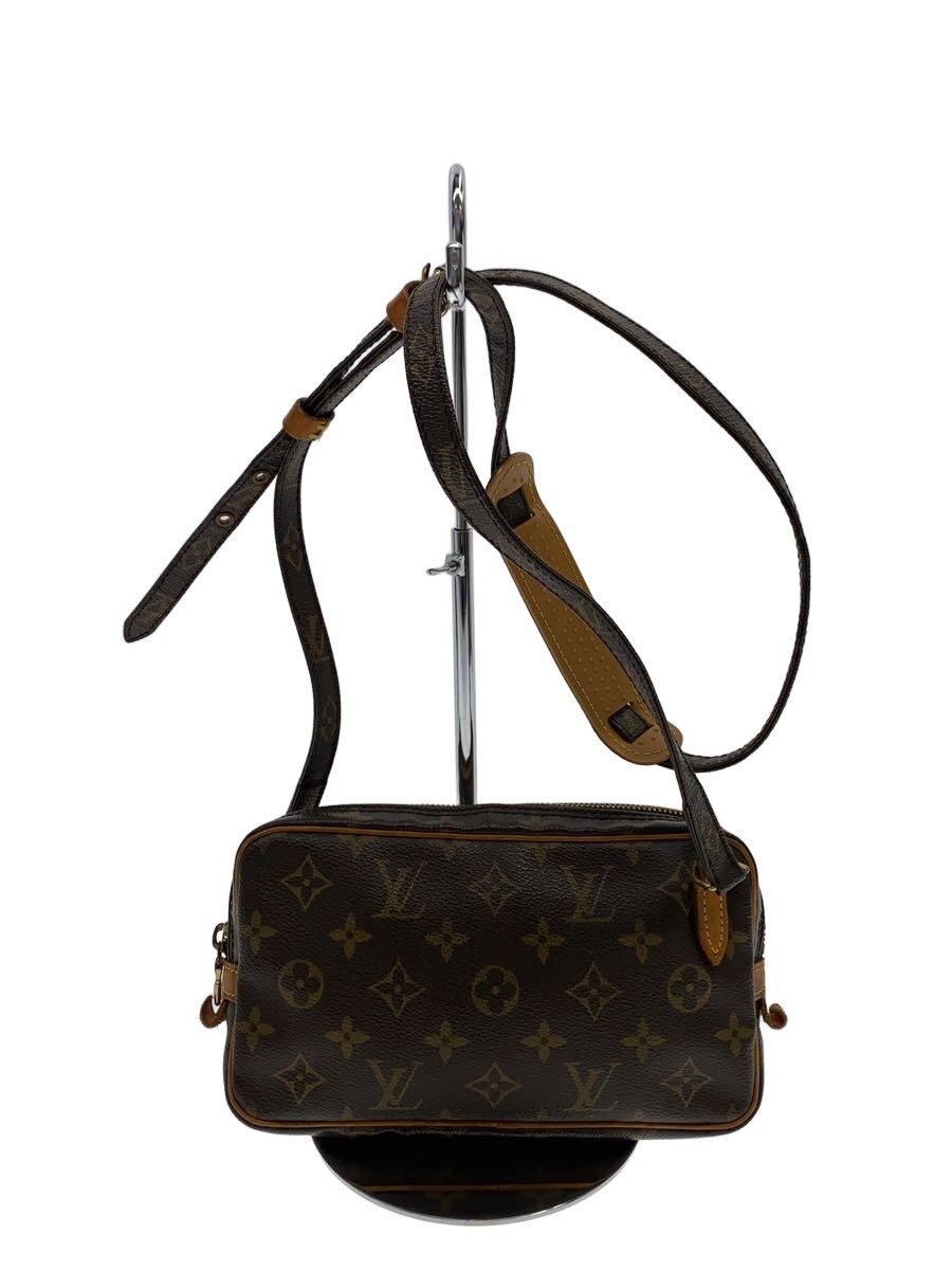 【中古】LOUIS VUITTON◆ポシェット・マルリー・バンドリエール_モノグラム・キャンバス/PVC/BRW//【バッグ】｜2ｎｄ STREET 店 24,572円