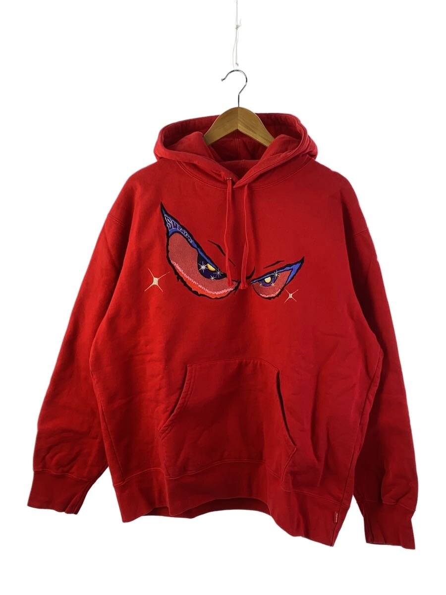 【中古】Supreme◆パーカー/L/綿織物/RED【メンズウェア】