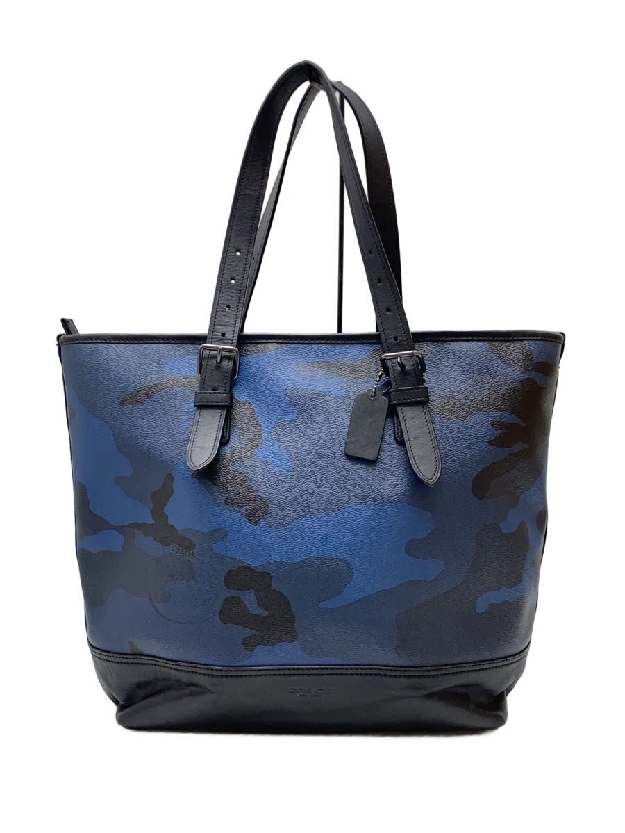 【中古】COACH◆トートバッグ/レザー/BLU/カモフラ【バッグ】｜2ｎｄ STREET 店