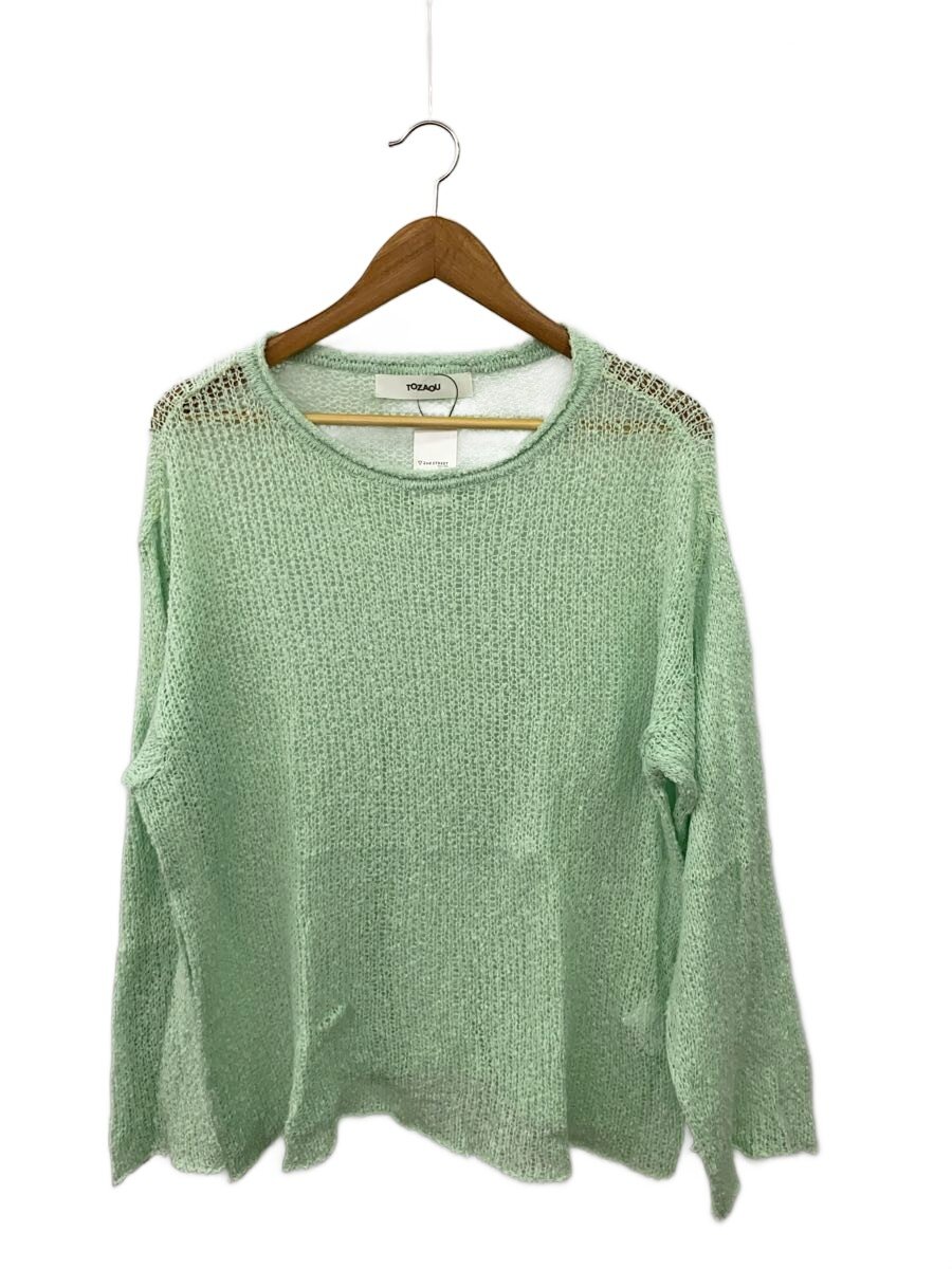 【中古】TOZAOU◆ニット・セーター(厚手)/--/コットン/GRN/TOZ-25SS-KNPO01【メンズウェア】｜2ｎｄ STREET 店