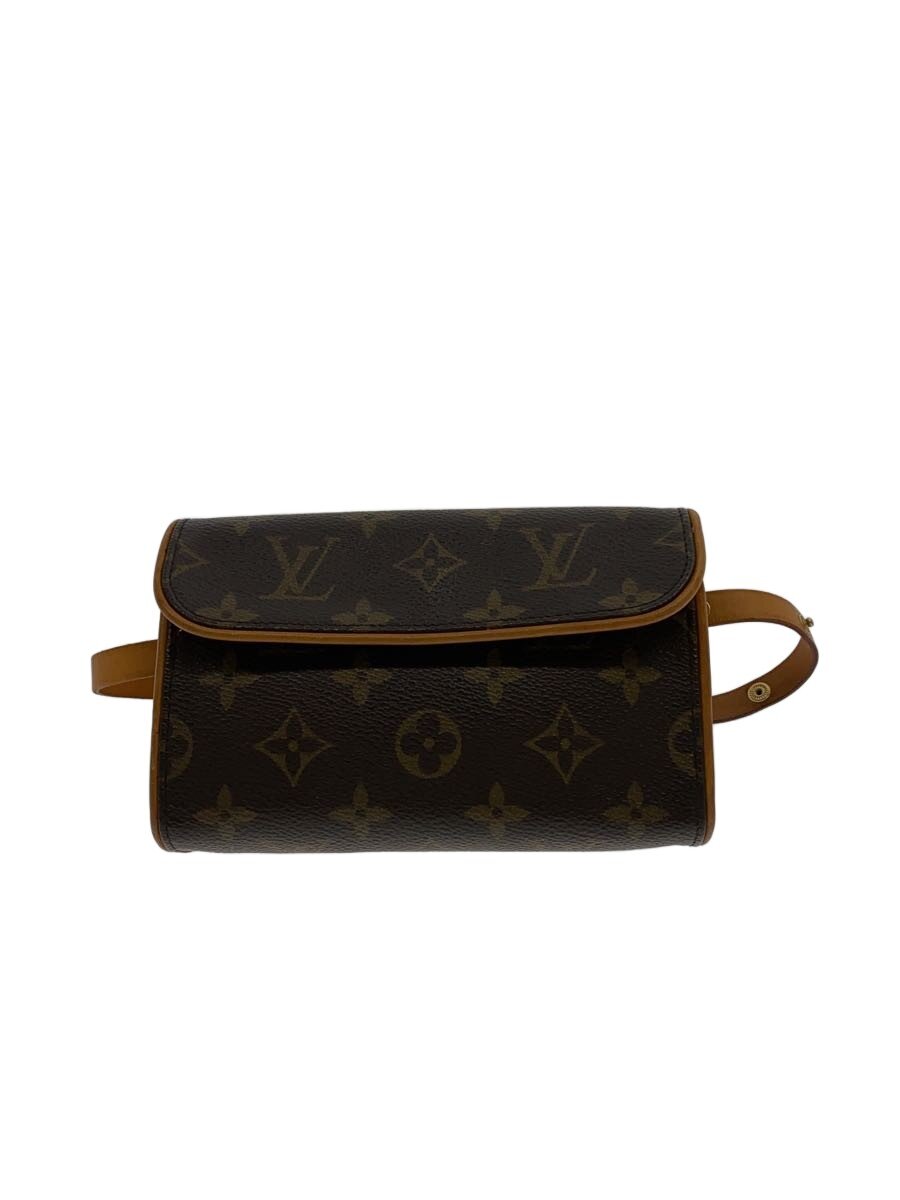 【中古】LOUIS VUITTON◆ポシェット・フロランティーヌ_モノグラム・帆布/PVC/BRW【御徒面子】