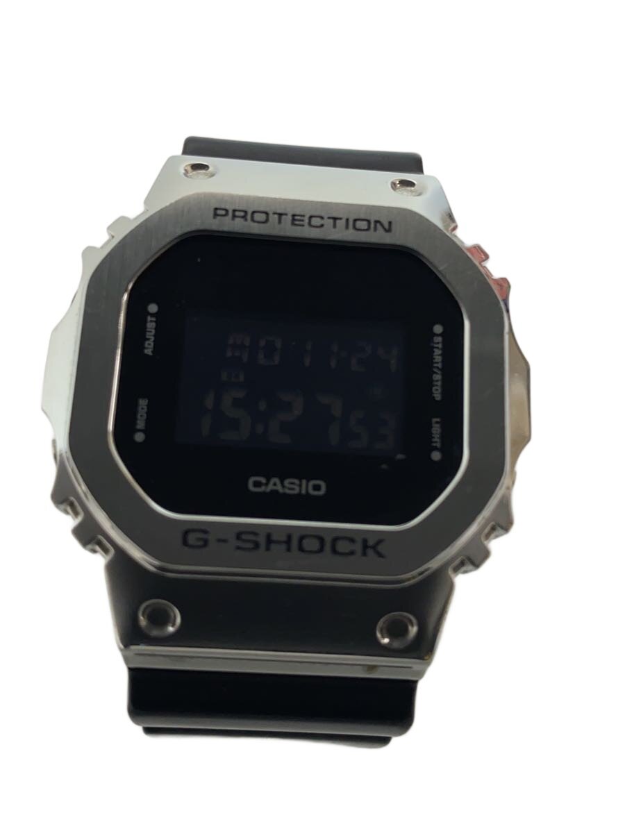 【中古】CASIO◆石英ウオッチ/デジタル/--/BLK/BLK/SS/GM-5600【服飾雑貨他】