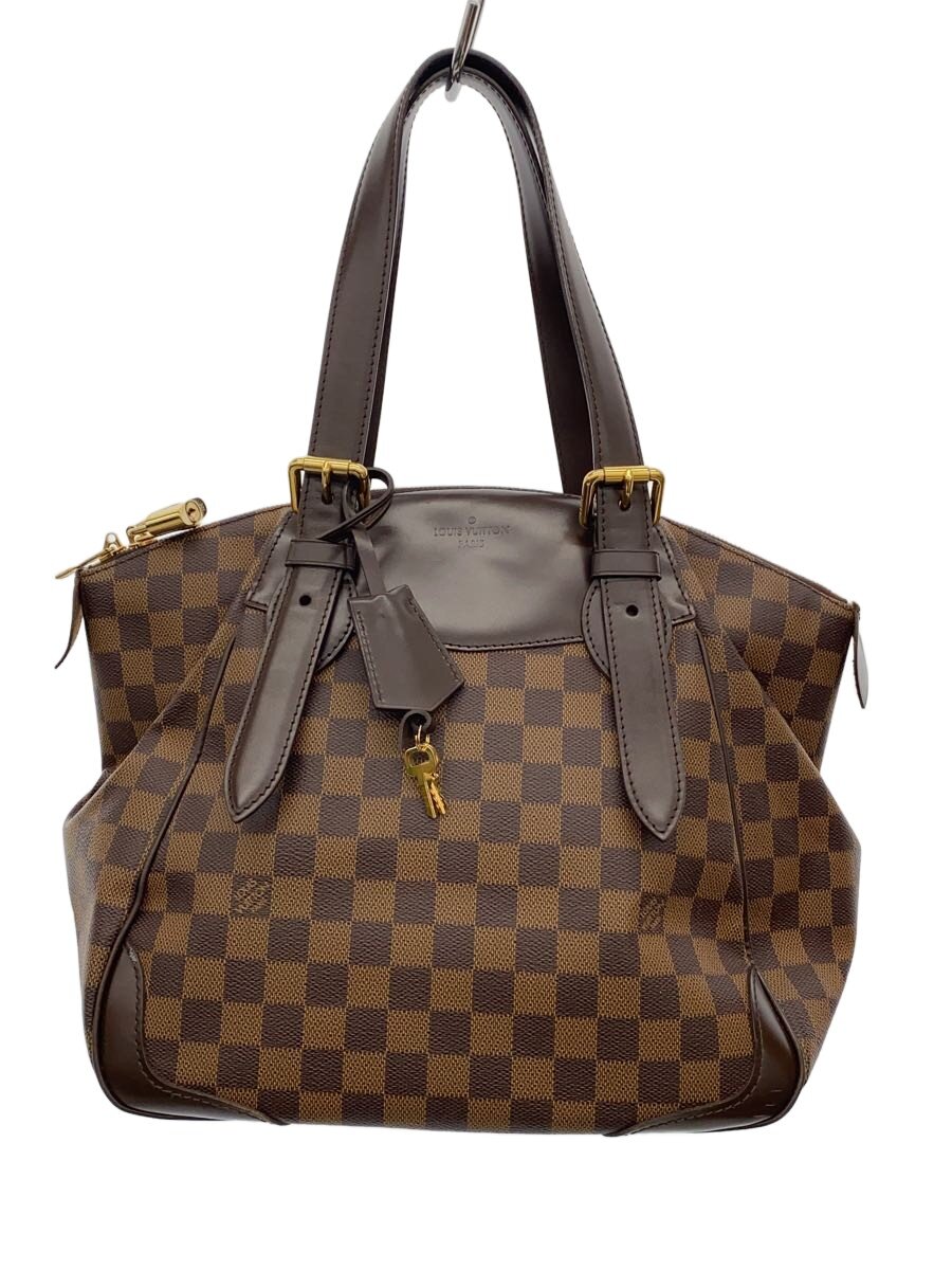 【中古】LOUIS VUITTON◆ヴェローナMM_ダミエ・エベヌ/PVC/BRW【御徒面子】