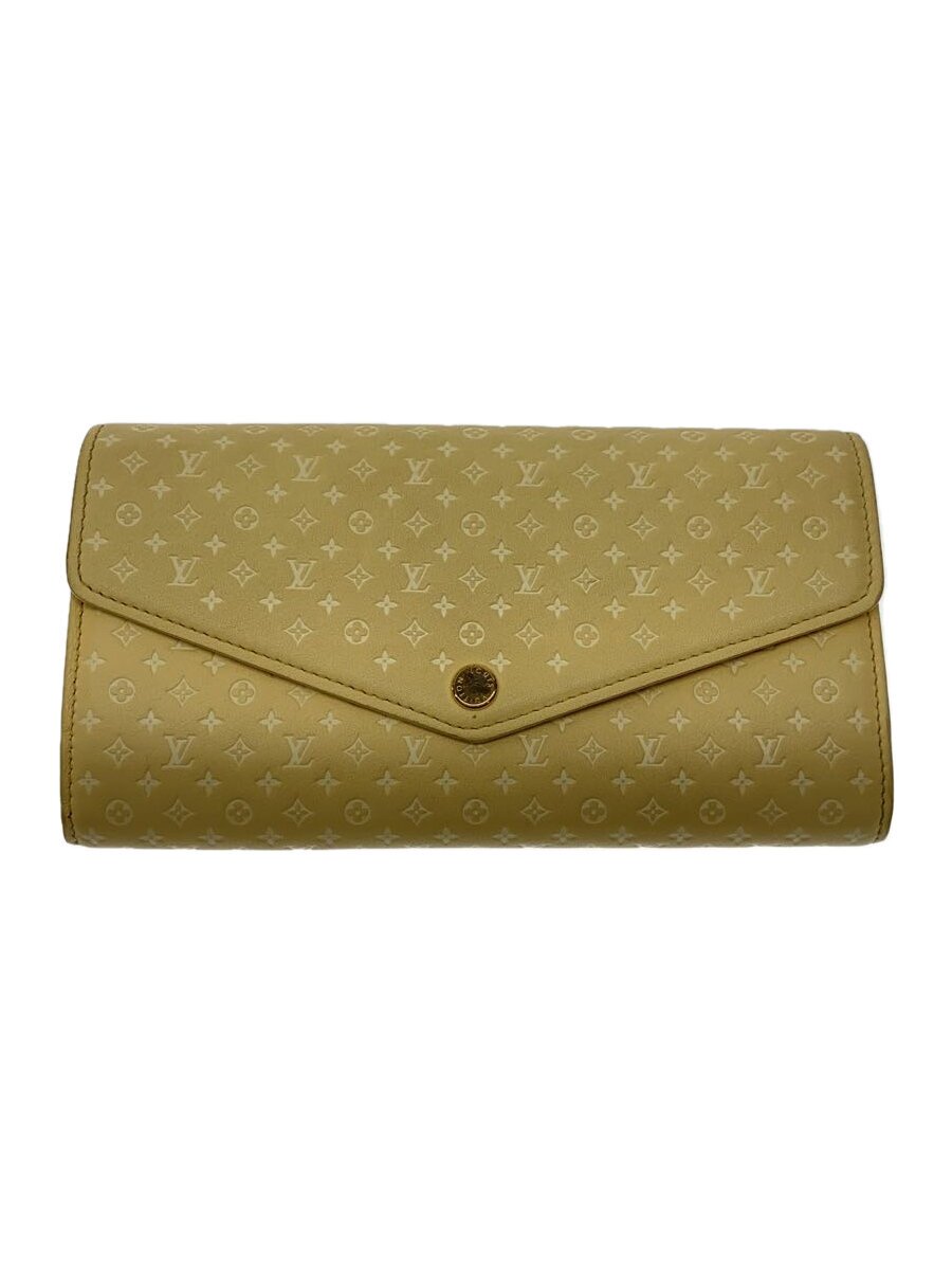 【中古】LOUIS VUITTON◆長財布/--/IVO/総柄/レディース/M82231/角スレ有【服飾雑貨他】