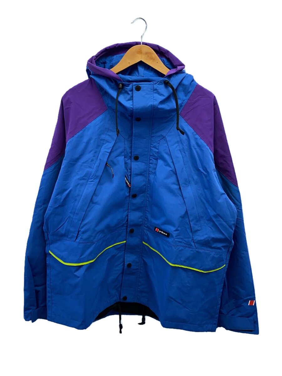 【中古】PALACE◆24SS/TEMPEST II JACKET/ナイロン上衣/XL/ナイロン/BLU/無地【メンズウェア】