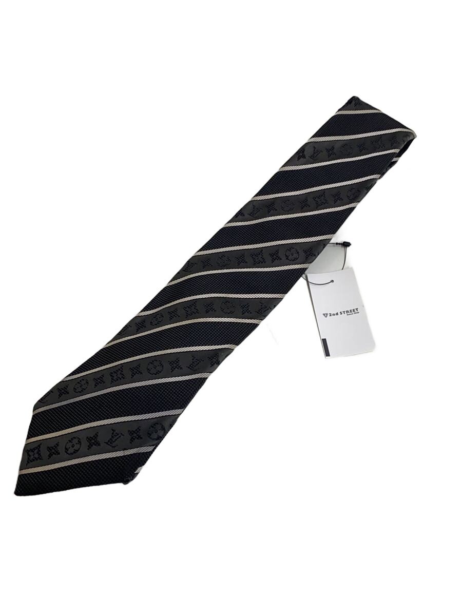 【中古】LOUIS VUITTON◆ネクタイ/シルク/BLK/メンズ【服飾雑貨他】｜2ｎｄ STREET 店