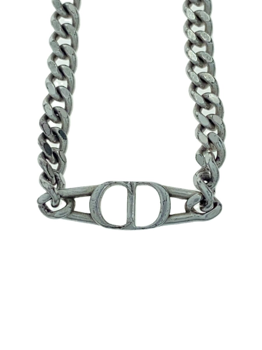 【中古】Christian Dior◆首飾り/SILVER/メンズ【服飾雑貨他】