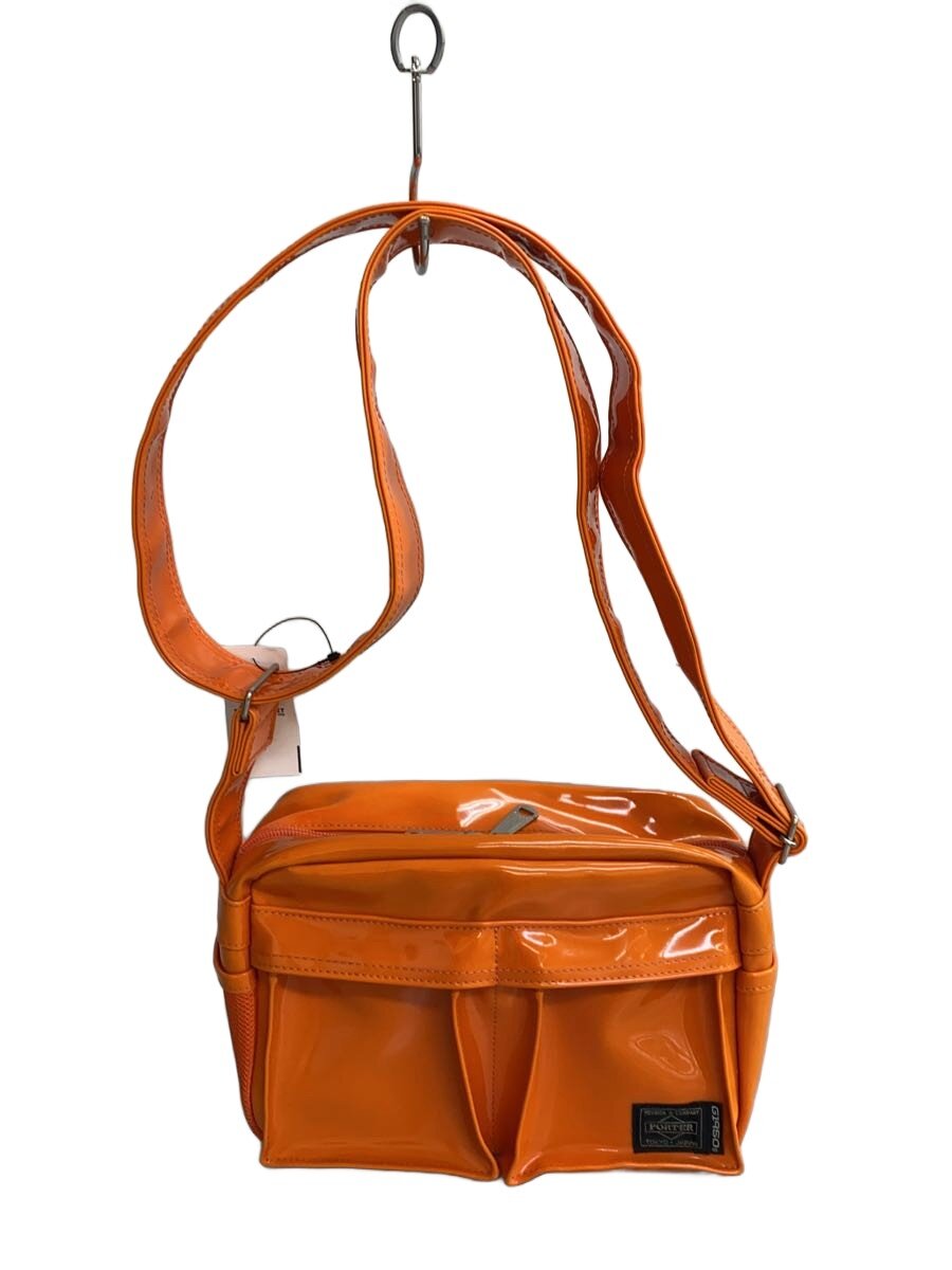 【中古】PORTER◆×UMBER/ショルダーバッグ/PVC/ORN/無地【御徒面子】