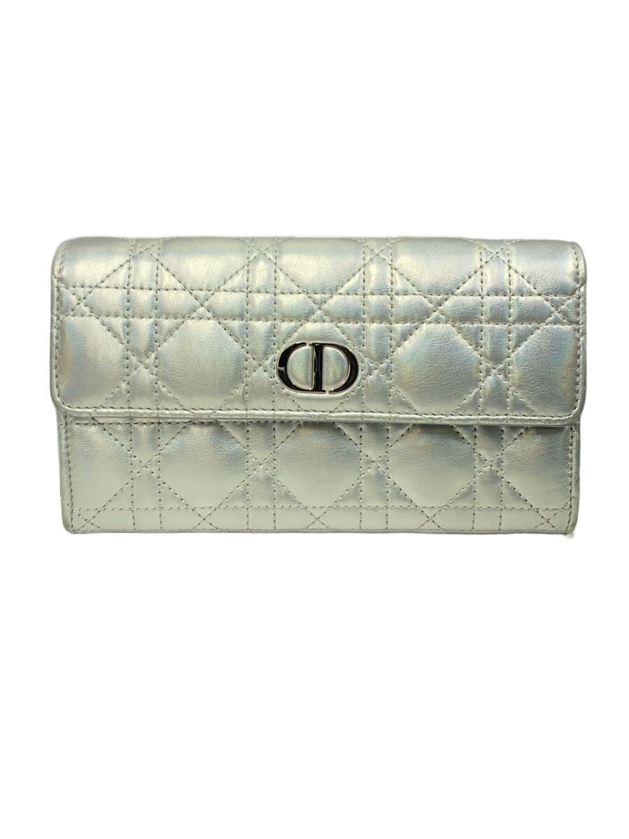 【中古】Christian Dior◆長銭入れ/--/SLV/レディース/33-MA-0213【服飾雑貨他】