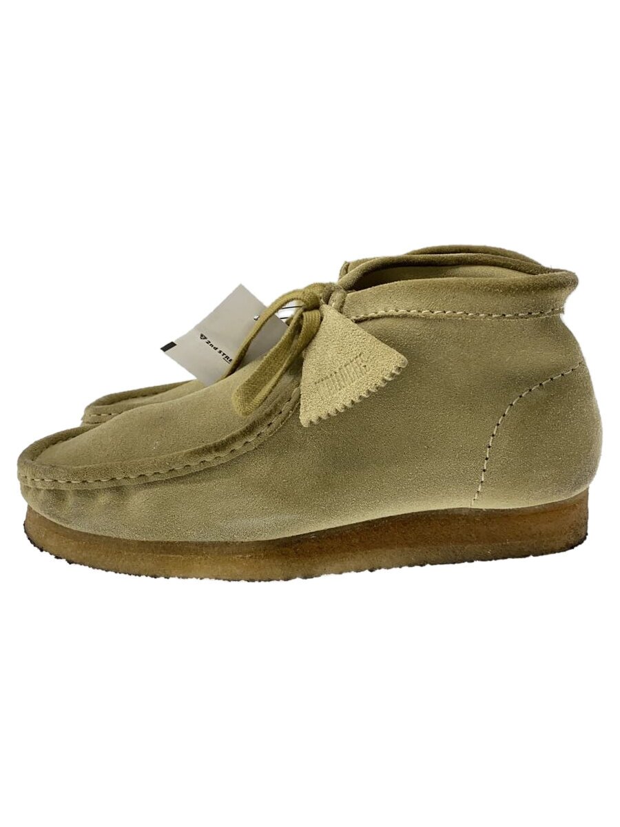 【中古】Clarks◆シューズ/26.5cm/BEG/スウェード【シューズ】｜2ｎｄ STREET 店