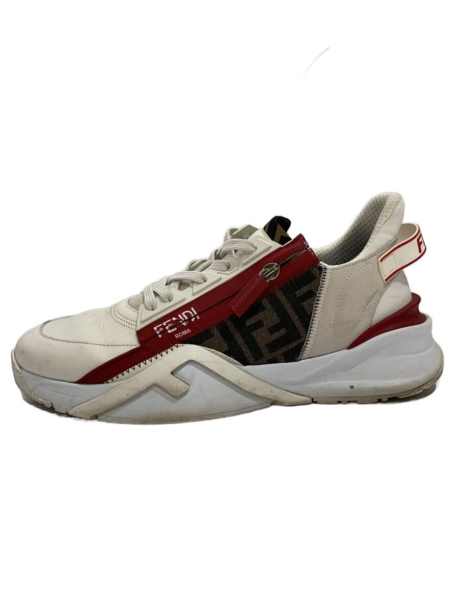 【中古】FENDI◆ローカットスニーカー/--/WHT【シューズ】