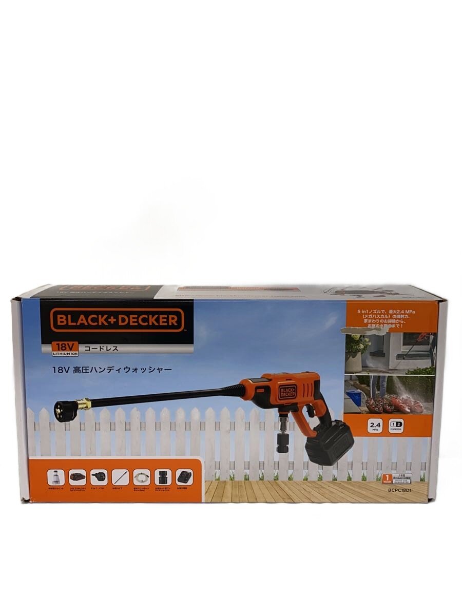 【中古】BLACK+DECKER◆高圧洗浄機 BCPC18 BCPC18D1//【家電・ビジュアル・オーディオ】｜2ｎｄ STREET 店 7,603円