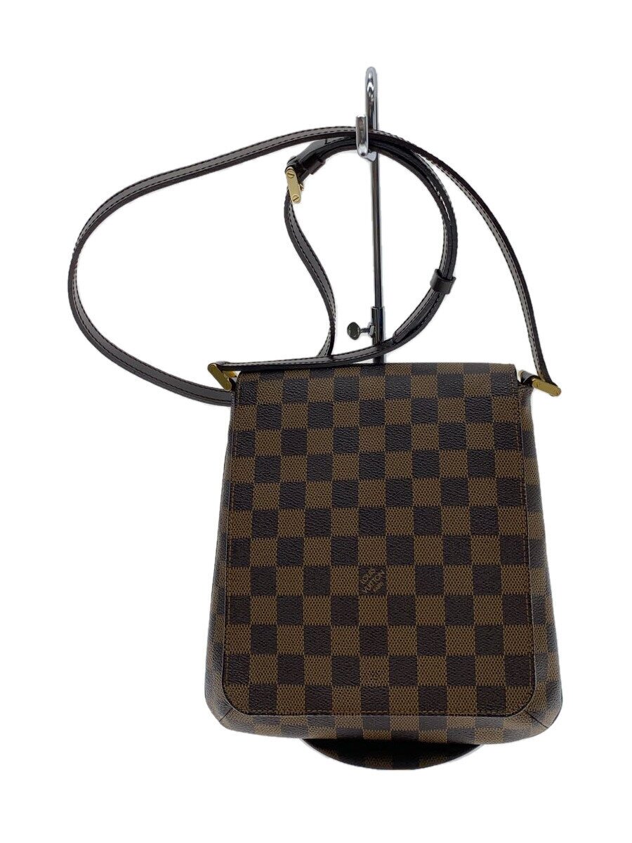 【中古】LOUIS VUITTON◆LOUIS VUITTショルダーバッグ/PVC/N51300/ミュゼット・サルサ_ダミエ・エベヌ_ロング【御徒面子】