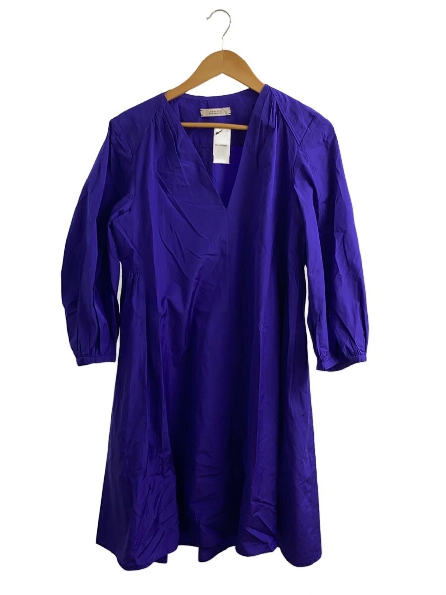 【中古】DOROTHEE SCHUMACHER◆ドロシーシューマッハ/長袖ワンピース/2/ポリエステル/ブルー【レディースウェア】|2nd STREET 店