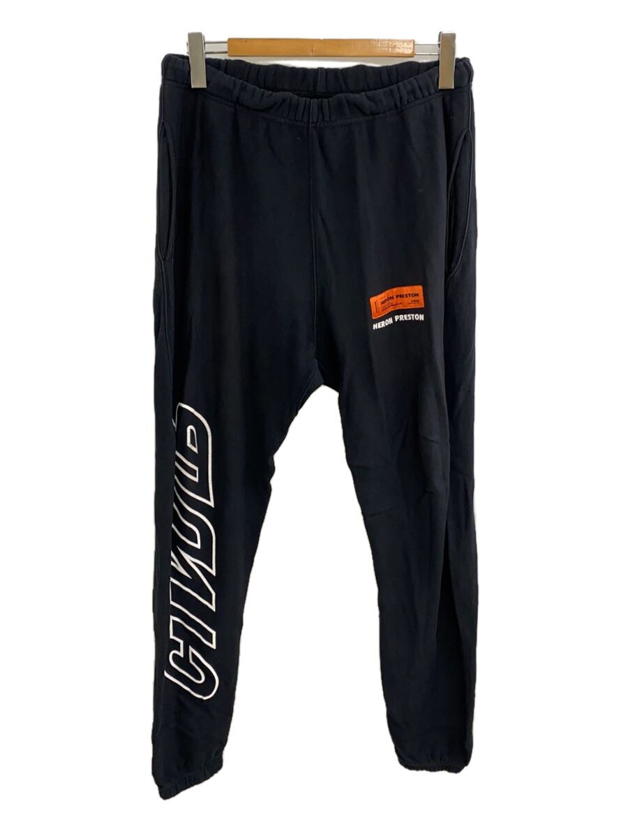 【中古】HERON PRESTON◆19SS/スウェットパンツ/下つ方/L/綿織物/黒いこと/HMCH005S19757017//【メンズウェア】