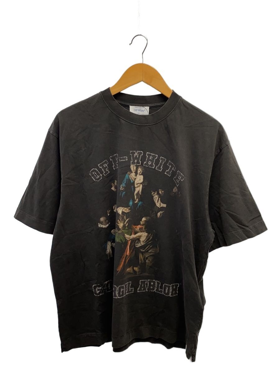 【中古】OFF-WHITE◆プルオーバー/S/綿織物/BLK/OMAA120S24JER006【メンズウェア】