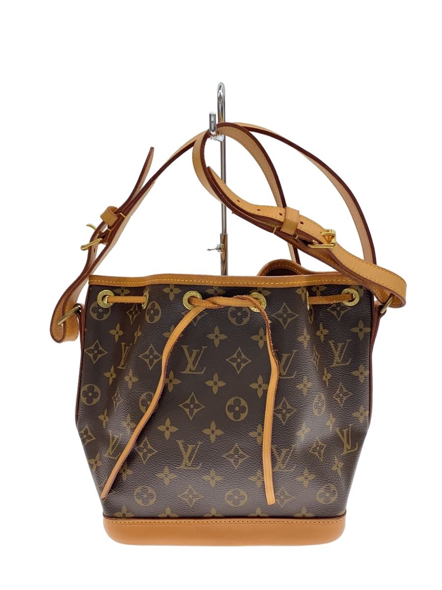 【中古】LOUIS VUITTON◆ノエBB/モノグラム/ショルダーバッグ/PVC/BRW/M40817【御徒面子】