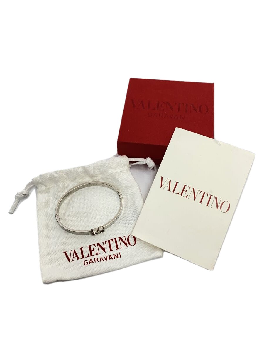 【中古】VALENTINO GARAVANI◆ヴァレンチノガラバーニ/バングル/--/SLV/メンズ/Vロゴタイプ【服飾雑貨他】