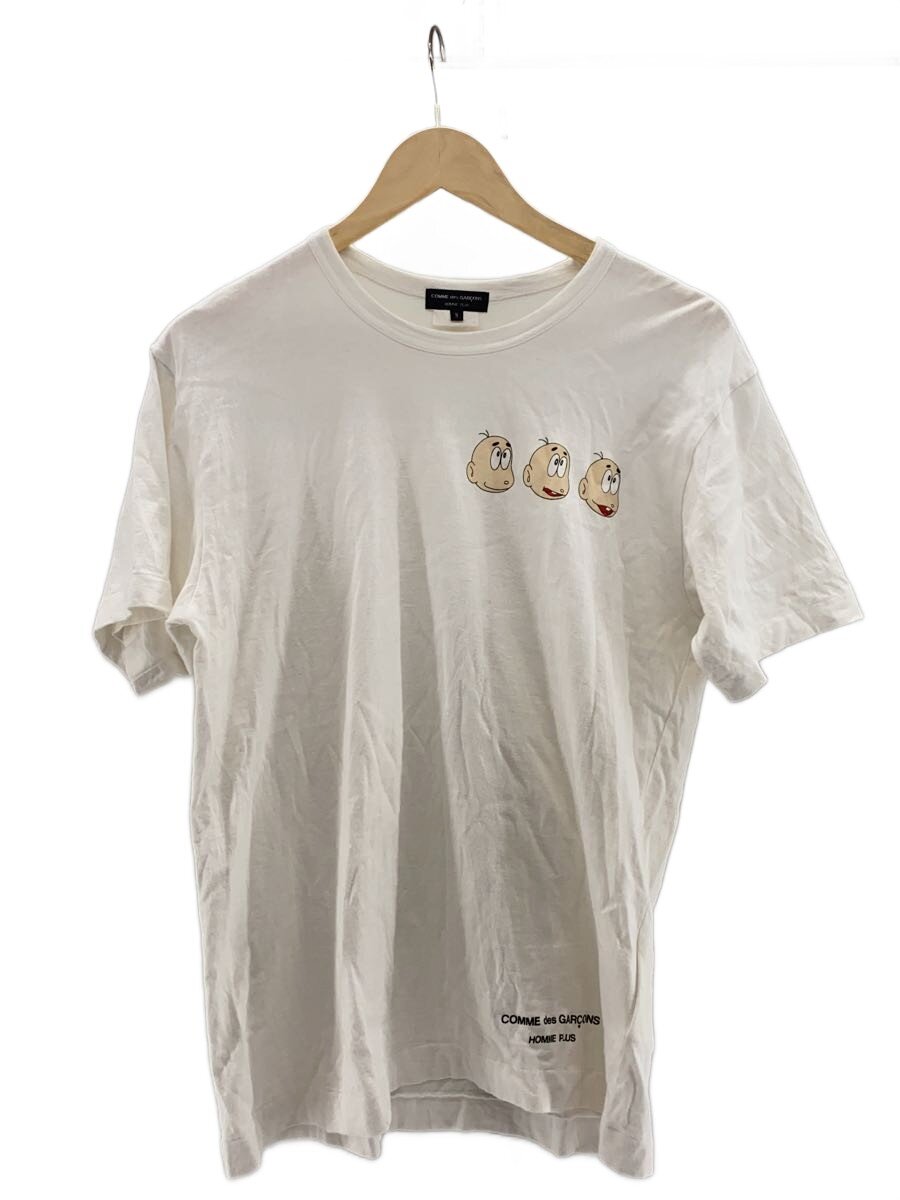 【中古】COMME des GARCONS HOMME PLUS◆AD2007/魔法つかいサリー三つ子刷り上げるプルオーバー/S/綿織物/PA-T060【メンズウェア】
