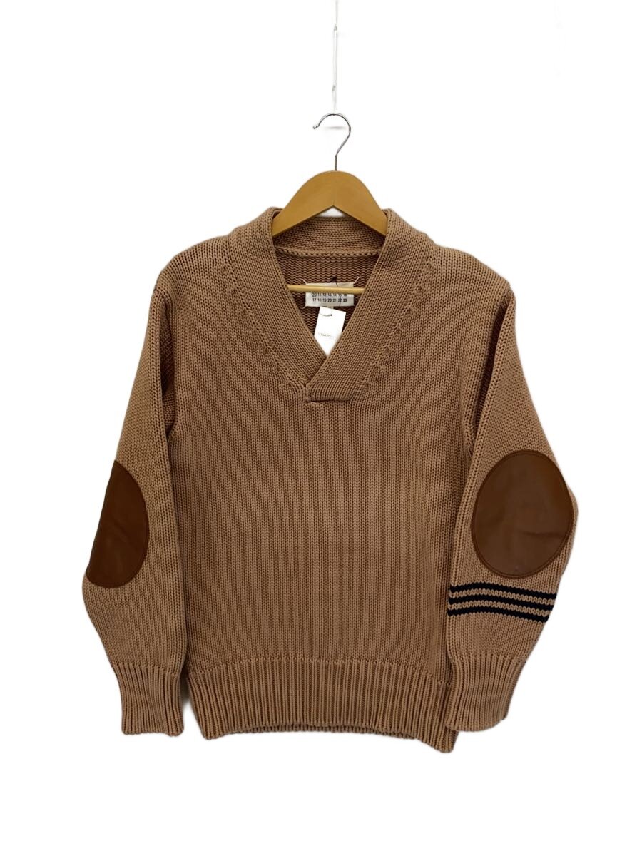 【中古】Maison Margiela◆編み物・スウェーター(朦々たる)/S/綿織物/BRW/イタリア製【メンズウェア】