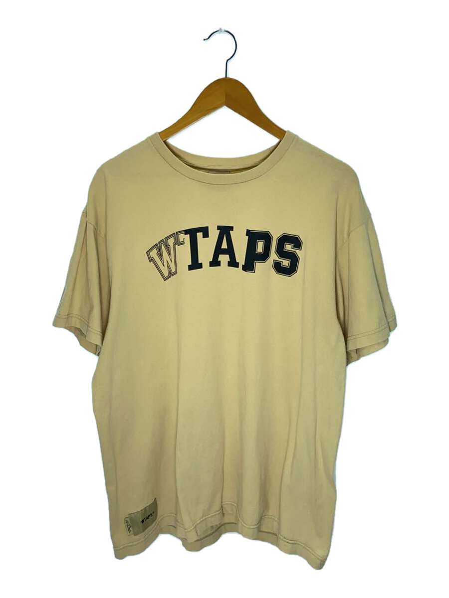 【中古】WTAPS◆22ss/プルオーバー/2/綿織物/ベージュ//【メンズウェア】
