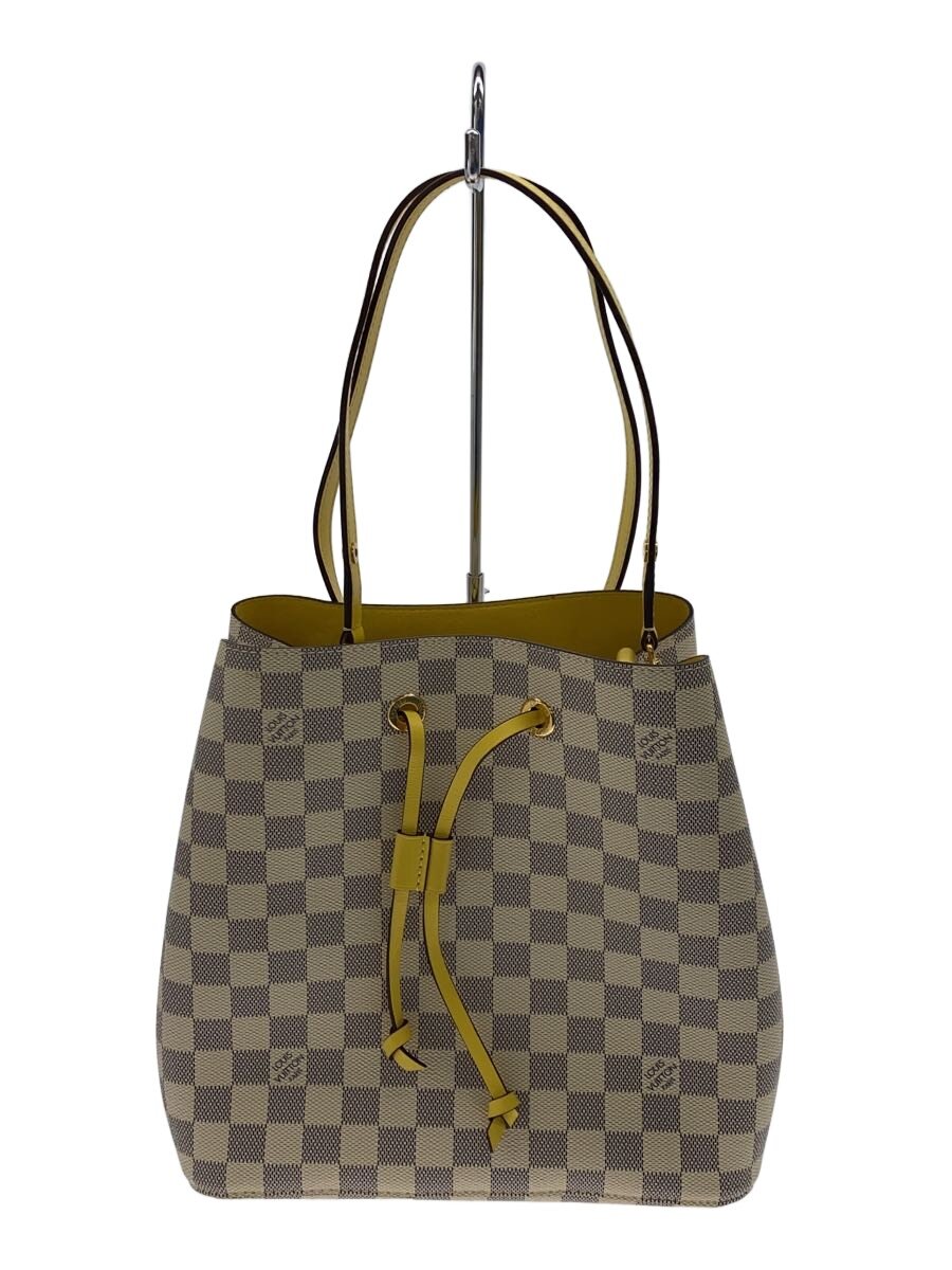 【中古】LOUIS VUITTON◆ネオ・ノエ_ダミエ・アズール/ショルダーバッグ/N40151/YLW/総柄//【御徒面子】