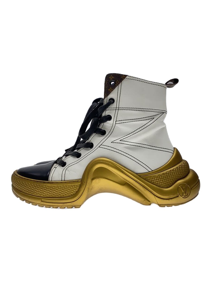 【中古】LOUIS VUITTON◆ハイカットスニーカー/41/WHT/アークライトレースアップスニーカー【シューズ】｜2ｎｄ STREET 店