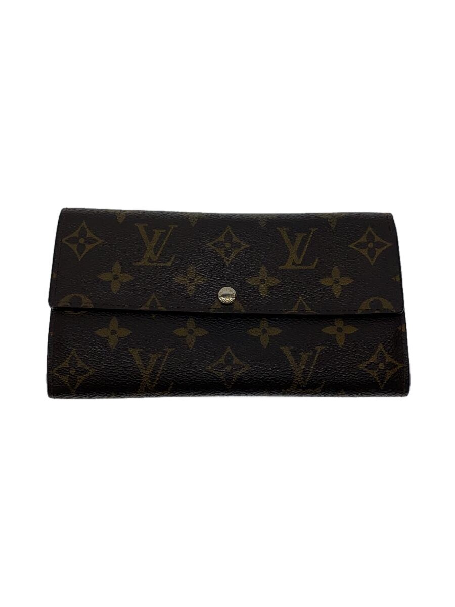 【中古】LOUIS VUITTON◆1)ポルト・フォイユ・サラ_モノグラム・キャンバス_BRW/PVC/BRW/レディース【服飾雑貨他】｜2ｎｄ STREET 店