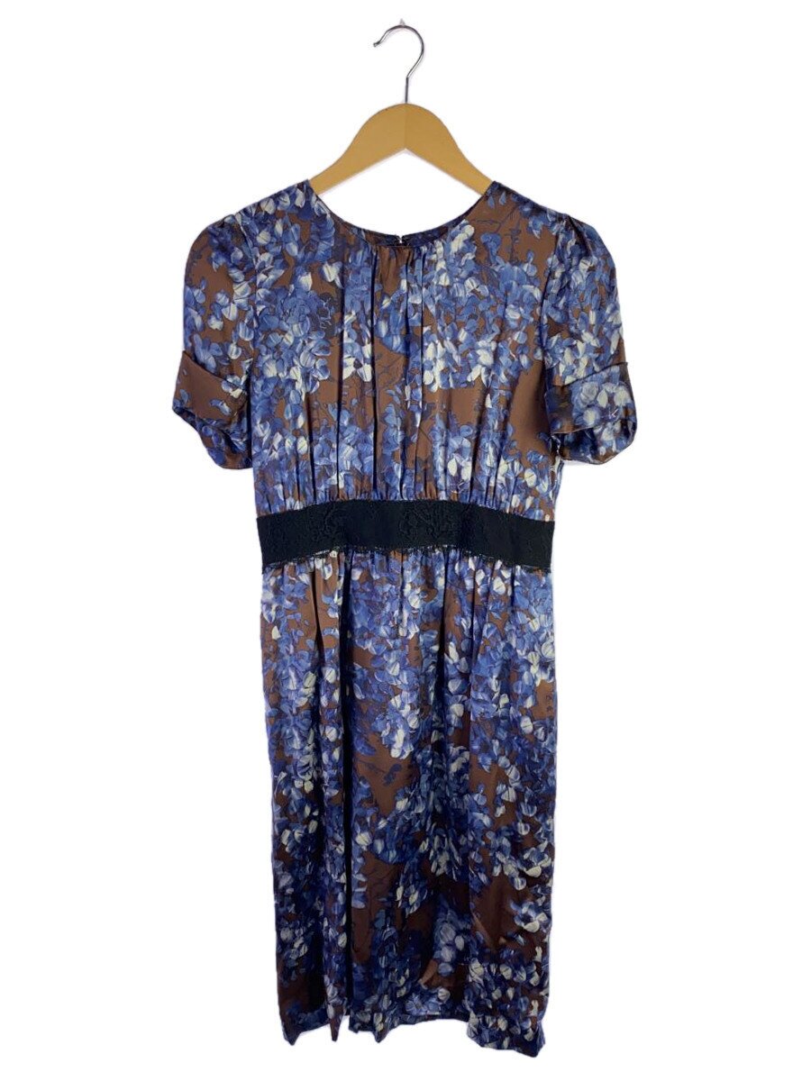 【中古】EFFE BEAMS◆半袖衣装/38/綿織物/BRW/花柄/27-26-0718-298-28-018【レディースお召しもの】