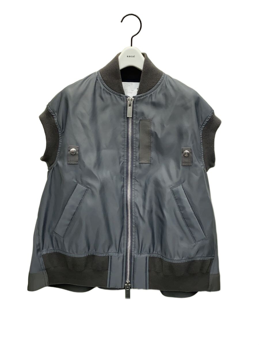 【中古】sacai◆ジャケット/1/ナイロン/GRY/無地/SCW-072【レディースウェア】｜2ｎｄ STREET 店