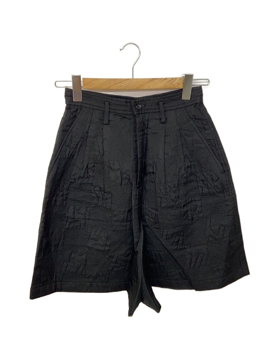 【中古】COMME des GARCONS◆80S/AD1989/GP-11044S/タイルキルティングサルエルショートパンツ/S/綿織物/BLK/? NULL ?【メンズウェア】