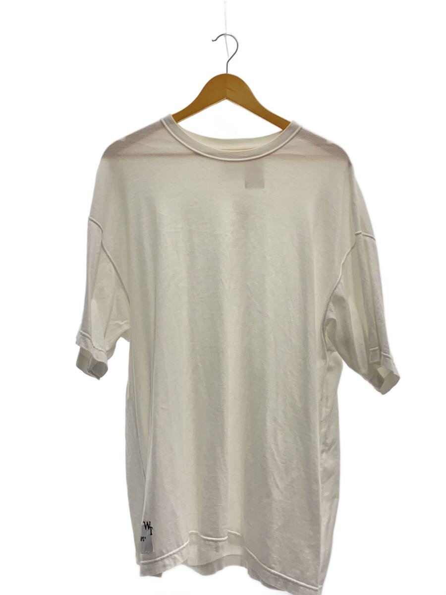 【中古】WTAPS◆プルオーバー/4/綿織物/WHT/無地/231ATDT-CSM40/? NULL ?【メンズウェア】