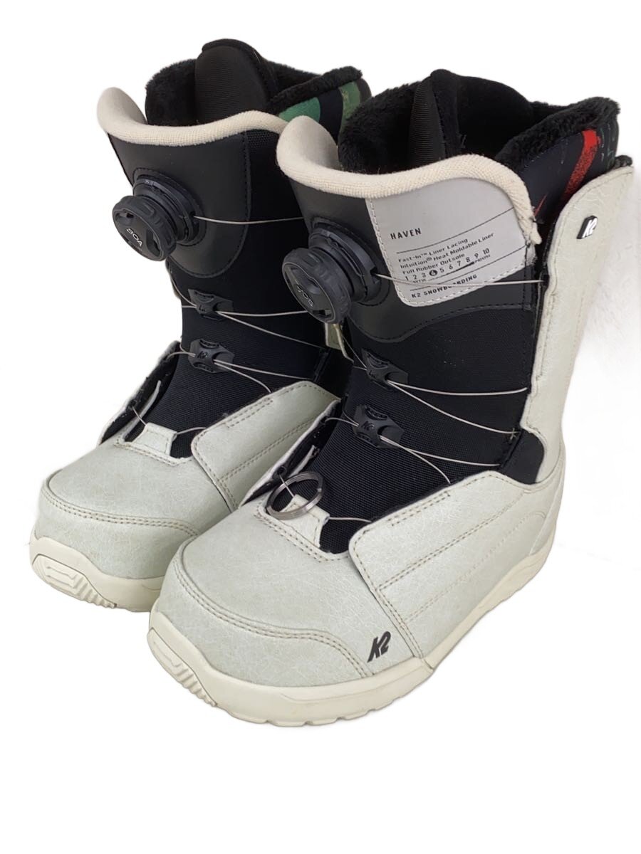 【中古】K2◆スノーボードブーツ/24cm/BOA/WHT/HAVEN【スポーツ】